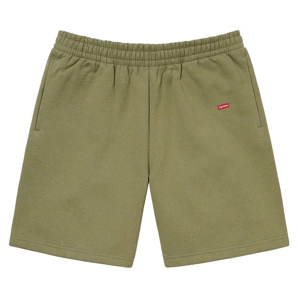 Supreme Small Box Sweatshort Light Olive
