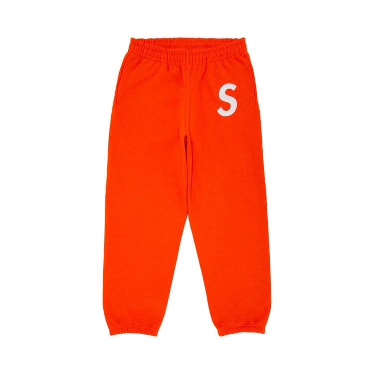 Supreme S Logo Sweatpant Bright Orange
