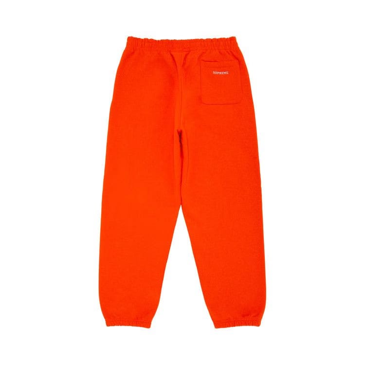 Supreme S Logo Sweatpant Bright Orange