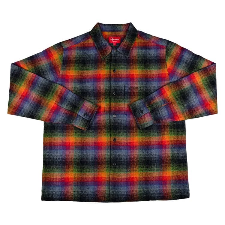 Supreme Plaid Flannel Shirt Multicolor