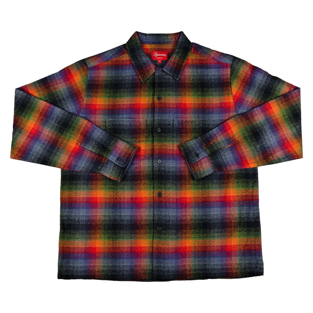 Supreme Plaid Flannel Shirt Multicolor