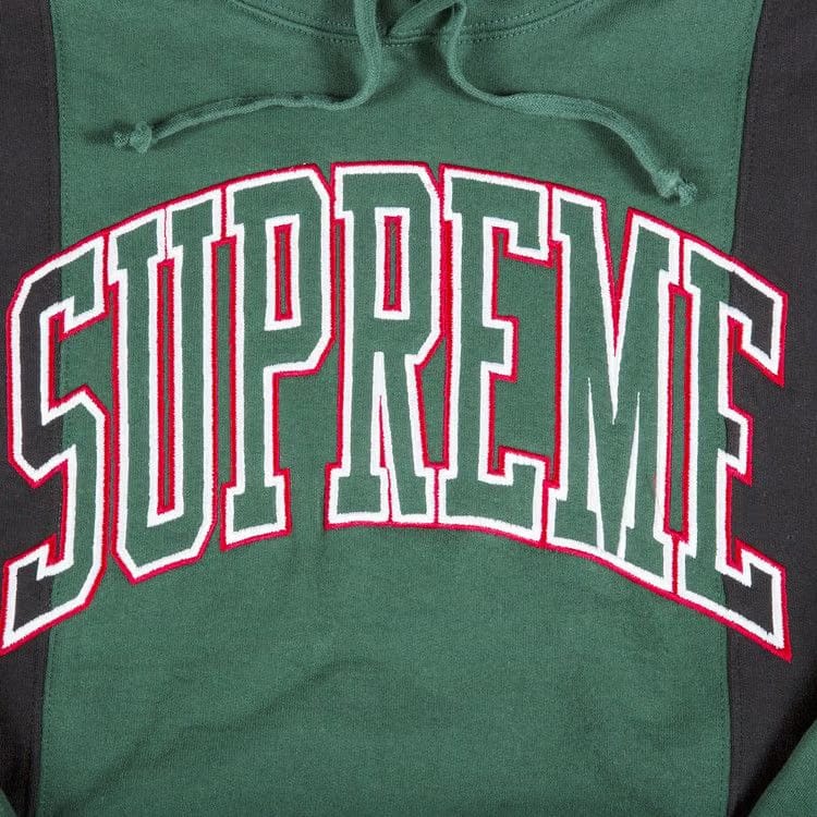 Supreme Paneled Arc Hoodie Green