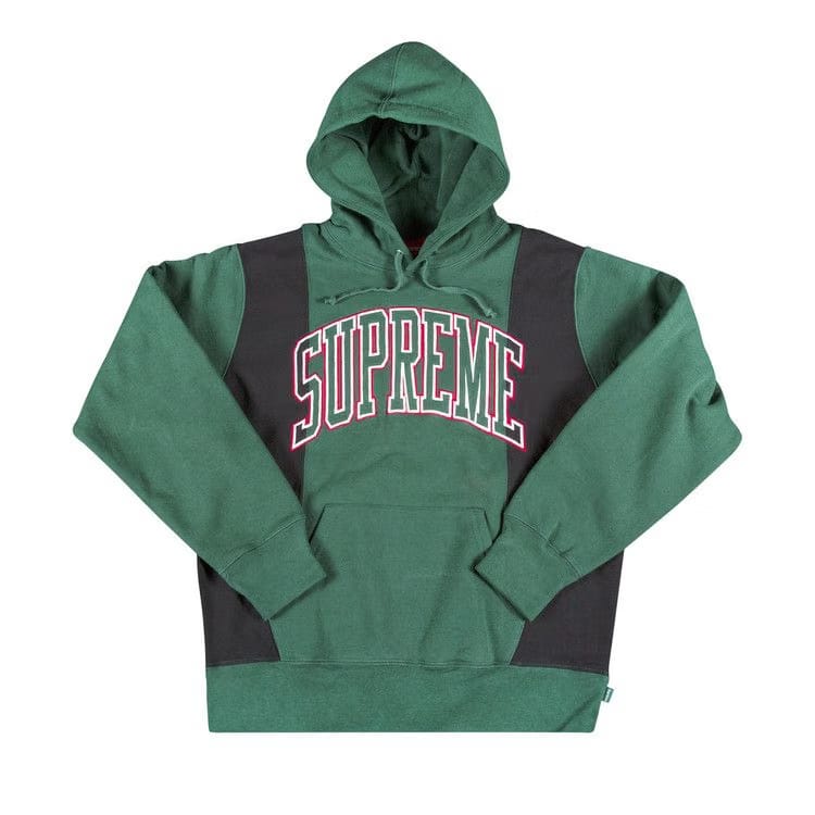 Supreme Paneled Arc Hoodie Green