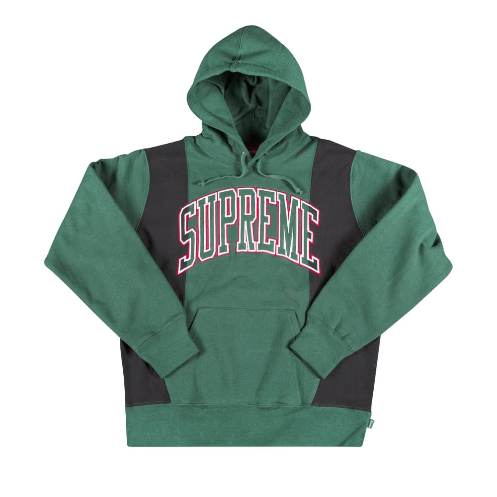Supreme Paneled Arc Hoodie Green