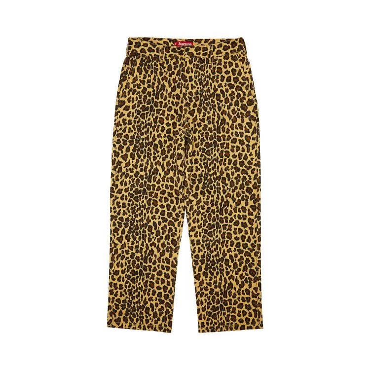 Supreme x Toy Machine Work Pant Leopard