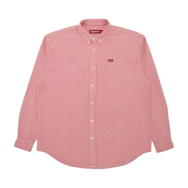 Supreme Small Box Denim Shirt Pink