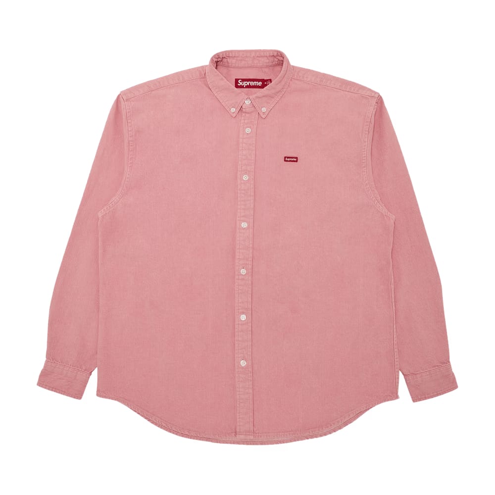 Supreme Small Box Denim Shirt Pink