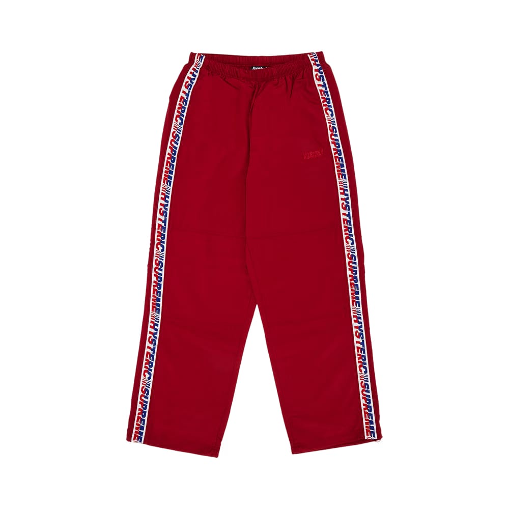 Supreme x HYSTERIC GLAMOUR Track Pant Red