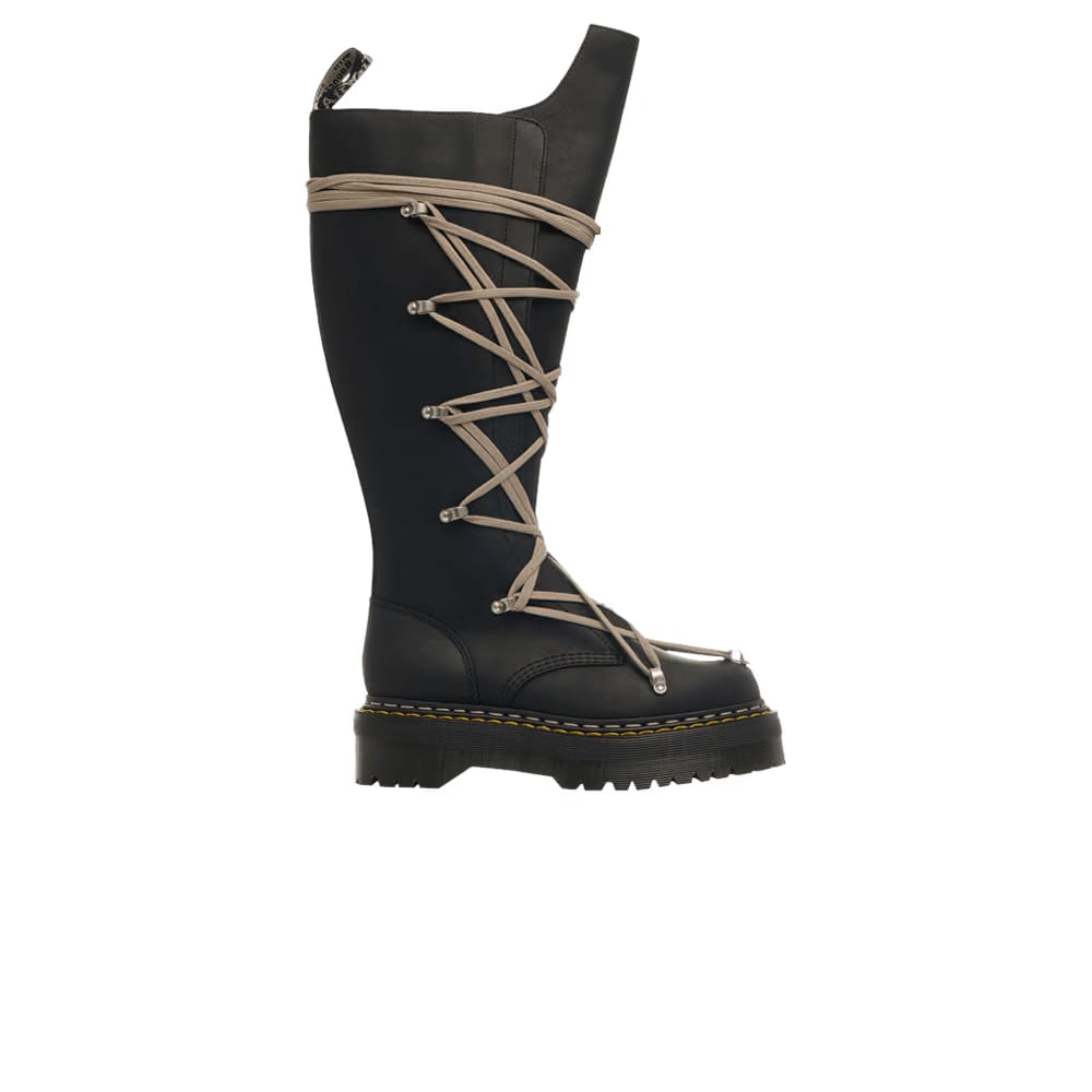 Dr. Martens x Rick Owens Wmns DRKSHDW 1460 Quad Sole Pentalace Boot 'Black'