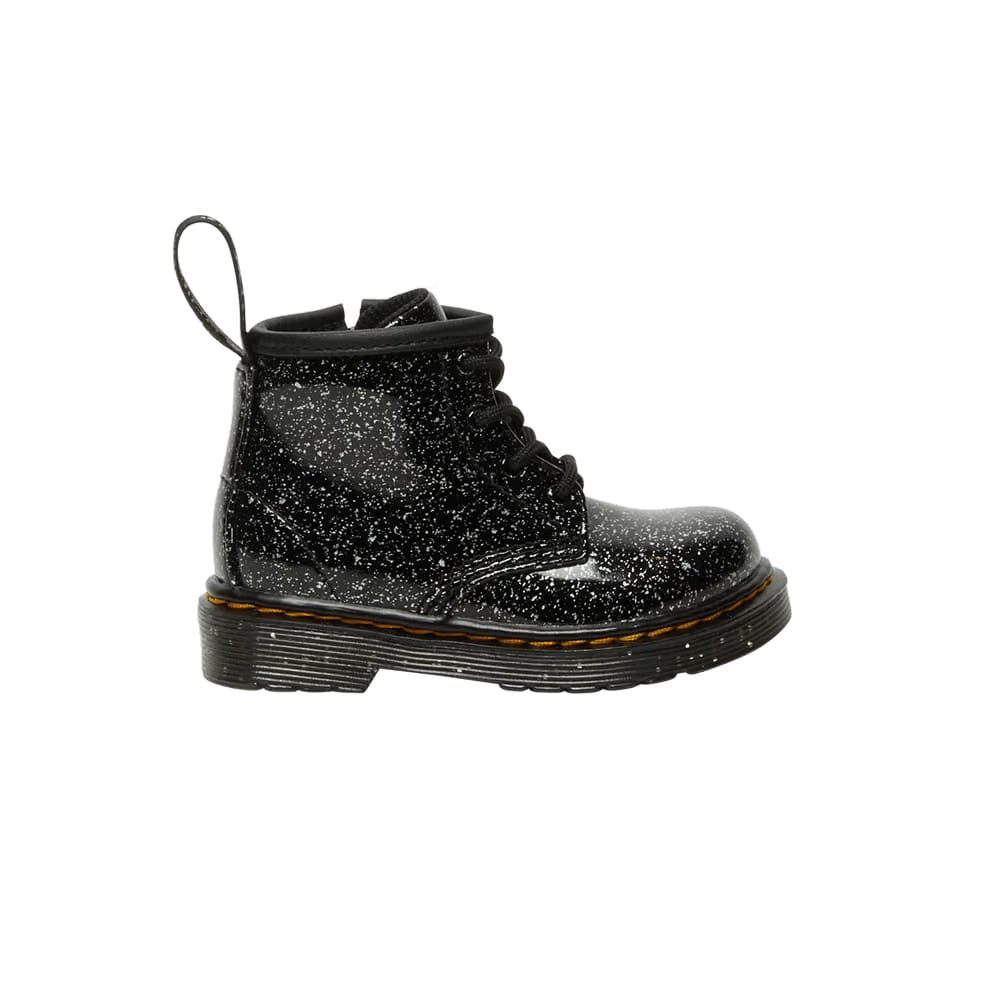 Dr. Martens 1460 Glitter Ankle Boot Toddler Black Cosmic Glitter