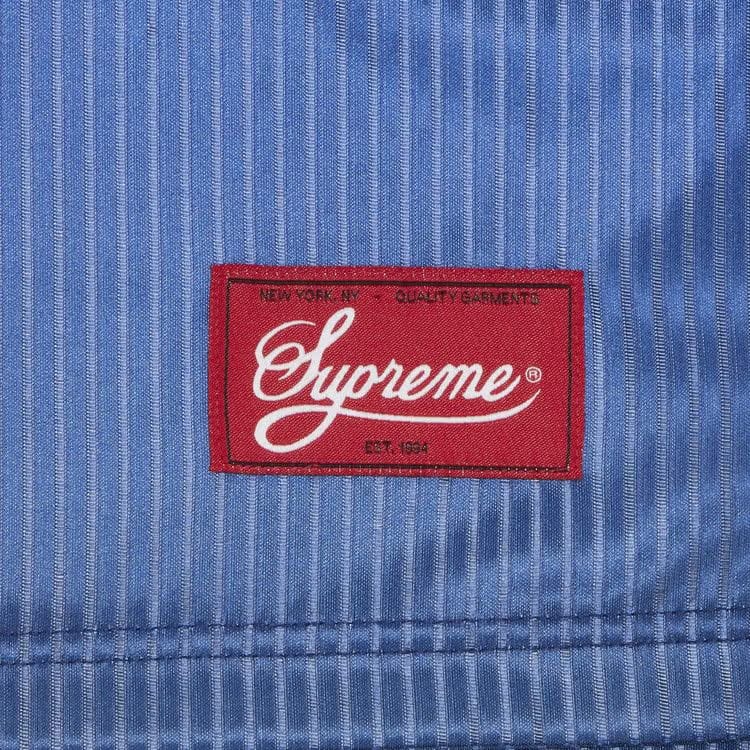 Supreme Gradient Mesh Stripe Baggy Shorts Royal Blue
