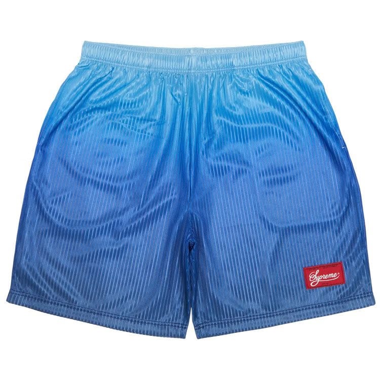 Supreme Gradient Mesh Stripe Baggy Shorts Royal Blue