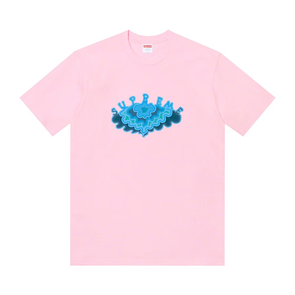 Supreme Cloud T-Shirt Light Pink