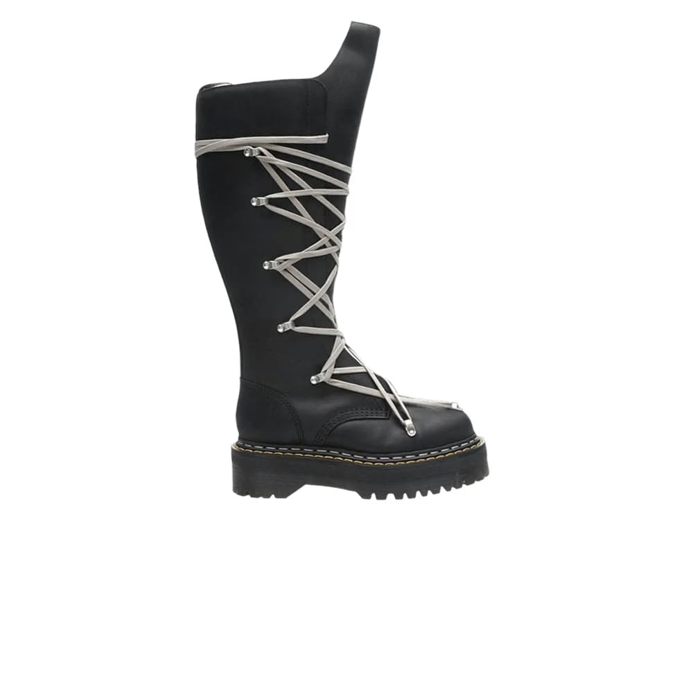 Dr. Martens x Rick Owens DRKSHDW 1460 Quad Sole Pentalace Boot Black