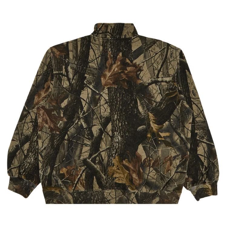 Supreme Small Box Half Zip Pullover Realtree Hardwoods Camo