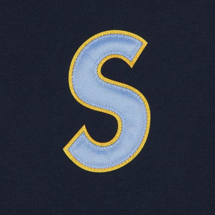 Supreme S Logo Hoodie Navy