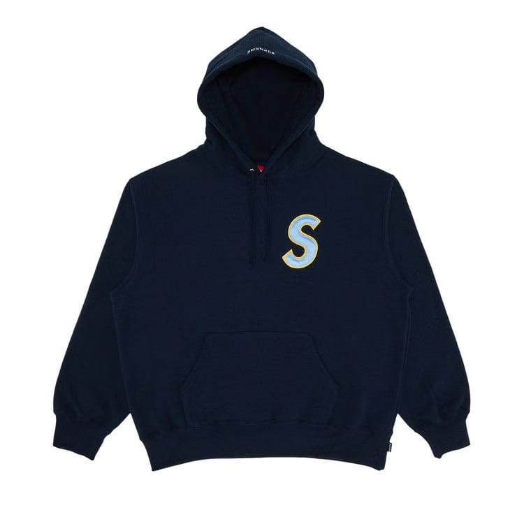 Supreme S Logo Hoodie Navy