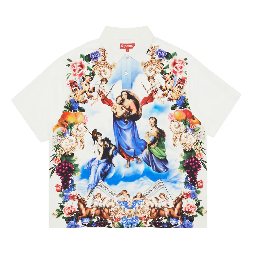 Supreme Heavenly Silk Polo White