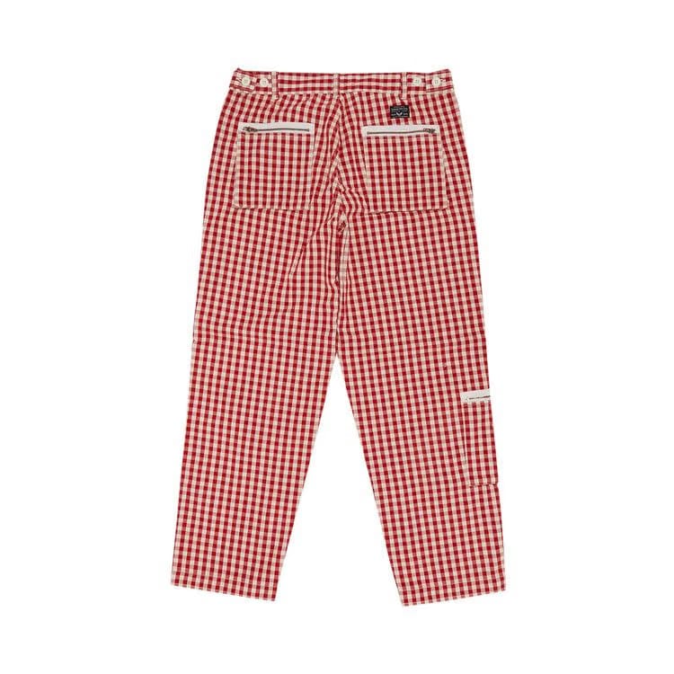 Supreme Gingham Flight Pant Red