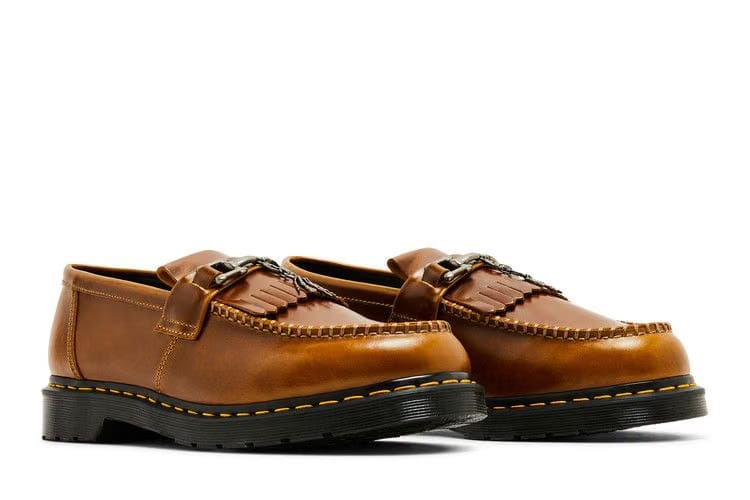 Dr. Martens Adrian Bone Snaffle Analine Loafer Mustard