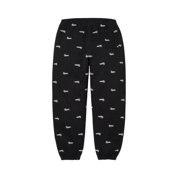 Supreme Repeat Script Sweatpant Black