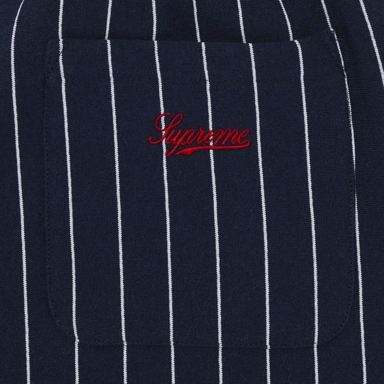 Supreme Pinstripe Sweatshort Navy