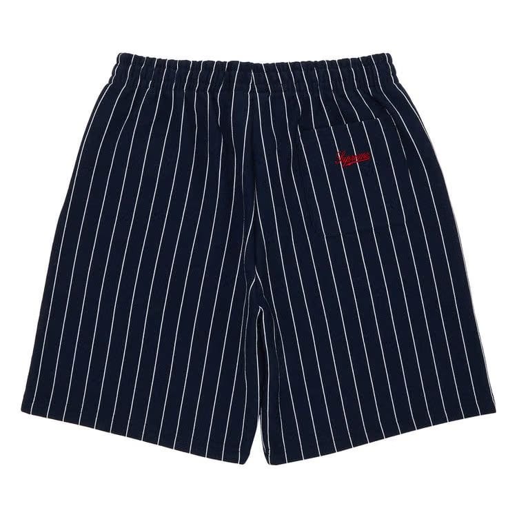 Supreme Pinstripe Sweatshort Navy