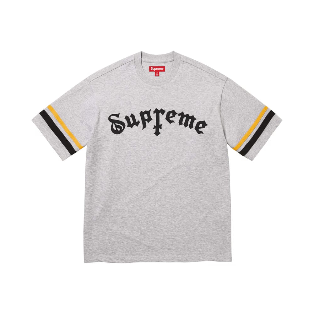 Supreme Cross Shorts-Sleeve Top Heather Grey