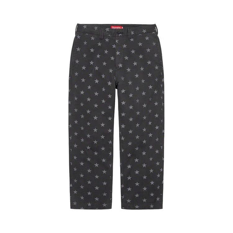 Supreme Chino Pant Grey Stars