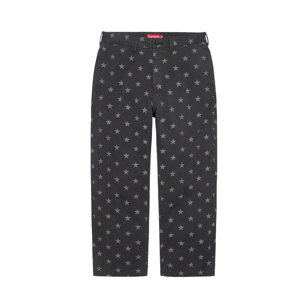 Supreme Chino Pant Grey Stars