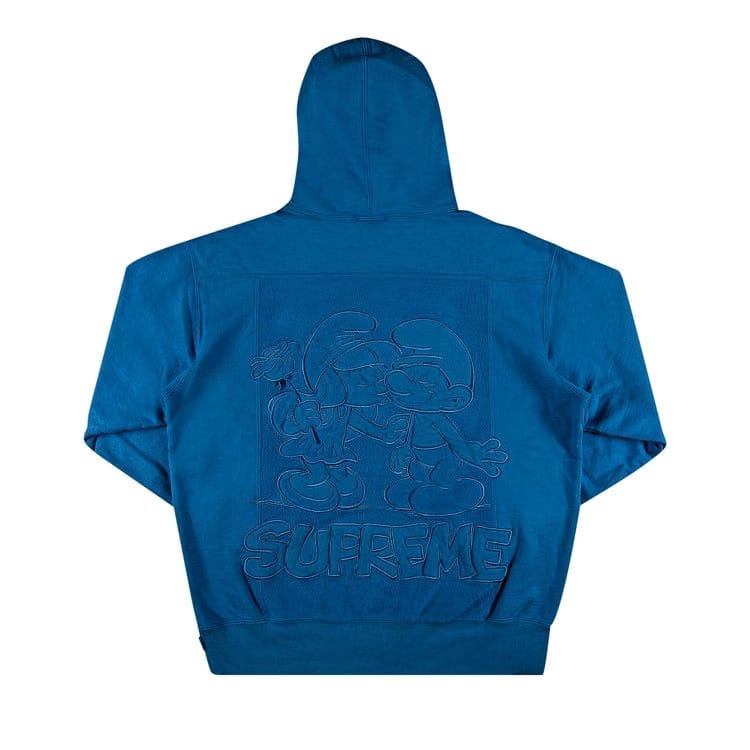 Supreme x Smurfs Hoodie Pale Royal