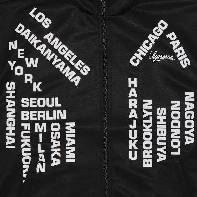 Supreme Worldwide Tricot Track Jacket Black