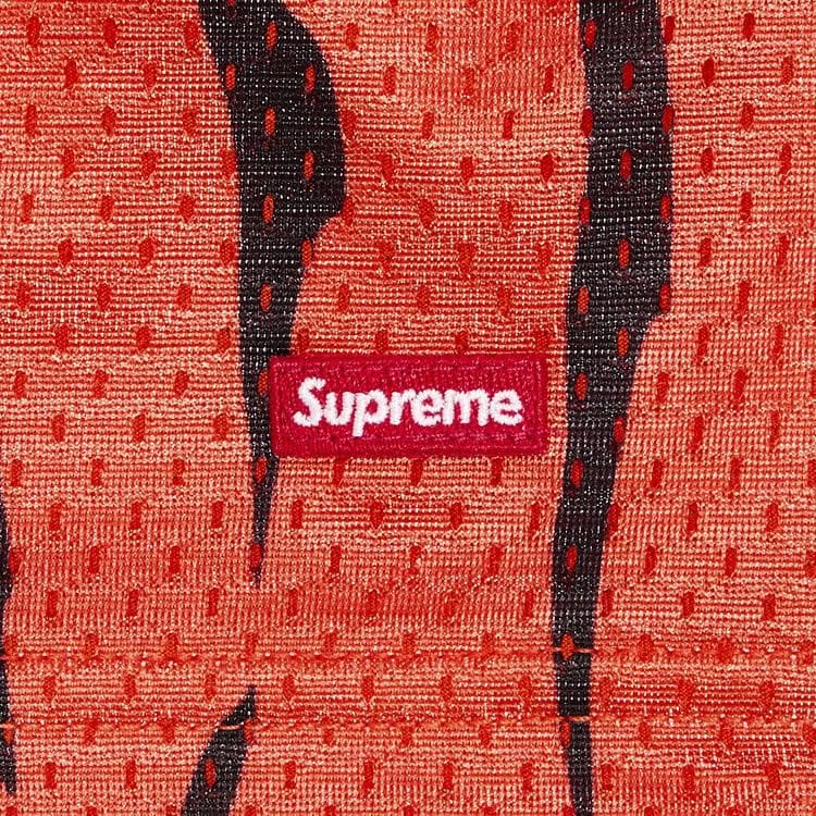 Supreme Small Box Baggy Mesh Shorts Tiger