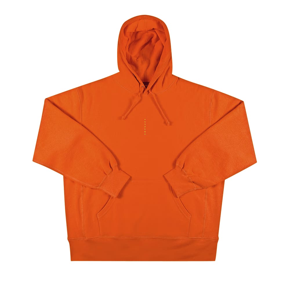 Supreme Micro Logo Hoodie Burnt Orange