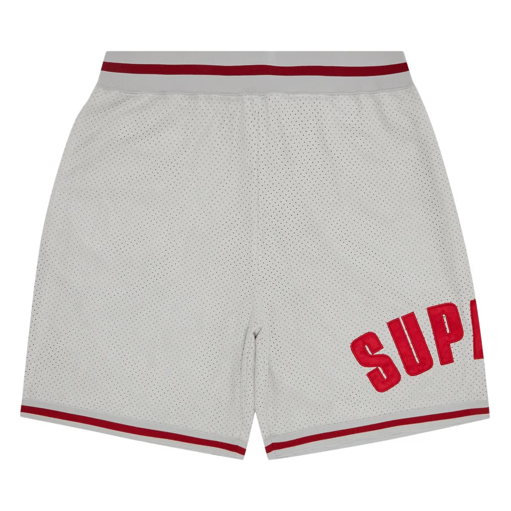 Supreme Ultrasuede Mesh Shorts Grey