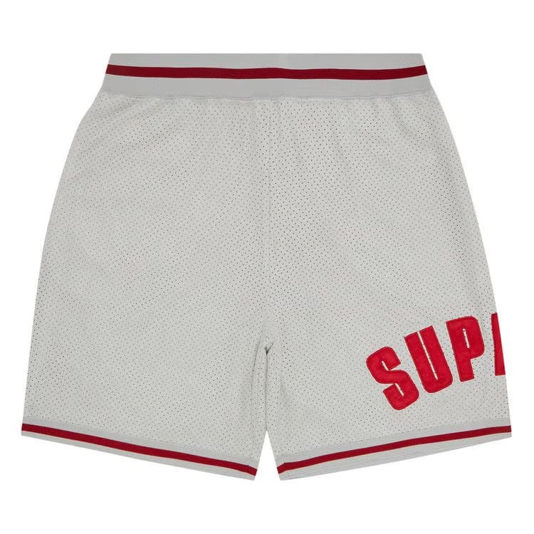 Supreme Ultrasuede Mesh Shorts Grey