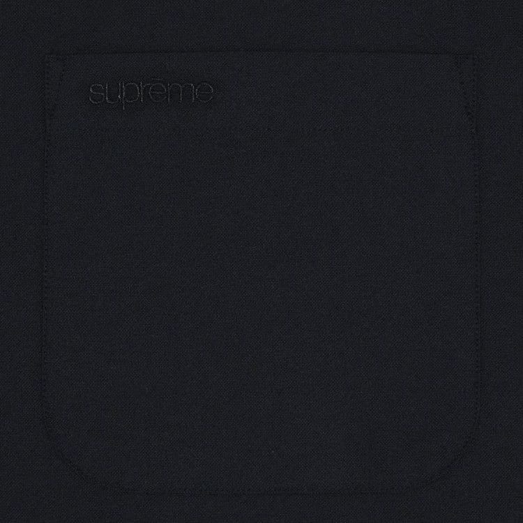 Supreme Loose Fit Shorts-Sleeve Oxford Shirt Black