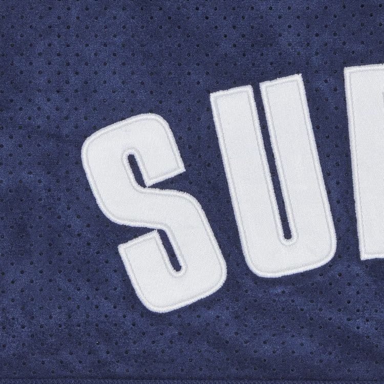 Supreme Ultrasuede Mesh Shorts Navy