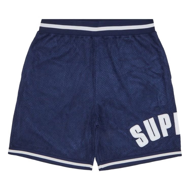 Supreme Ultrasuede Mesh Shorts Navy