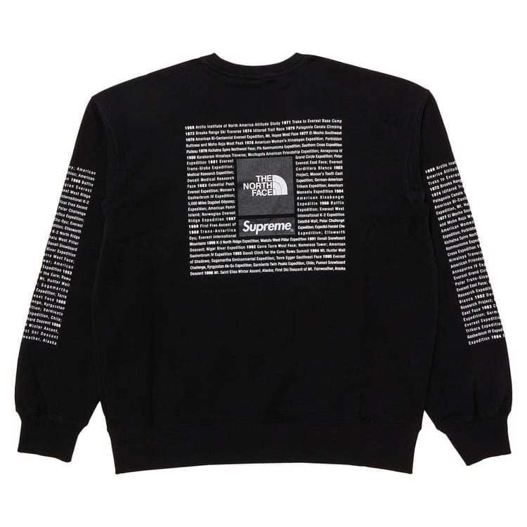 Supreme x The North Face Crewneck Black