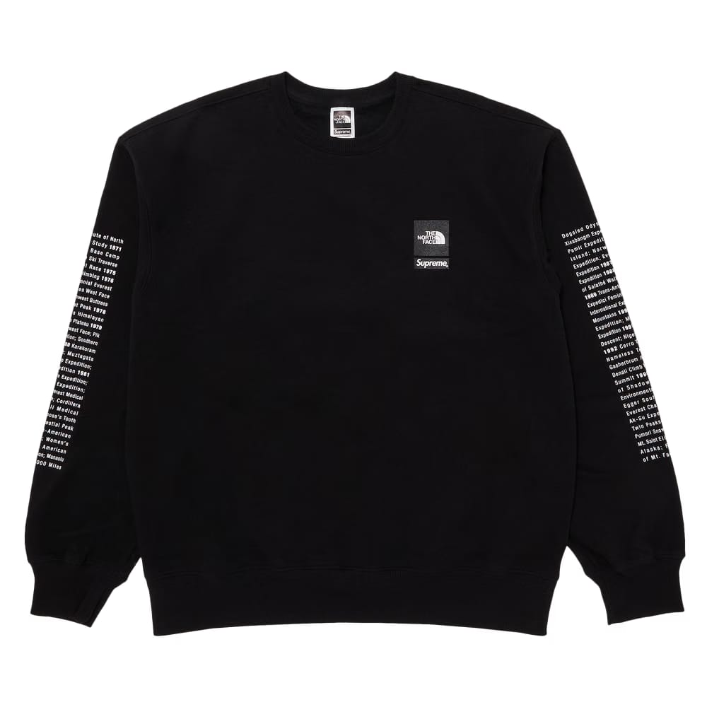 Supreme x The North Face Crewneck Black