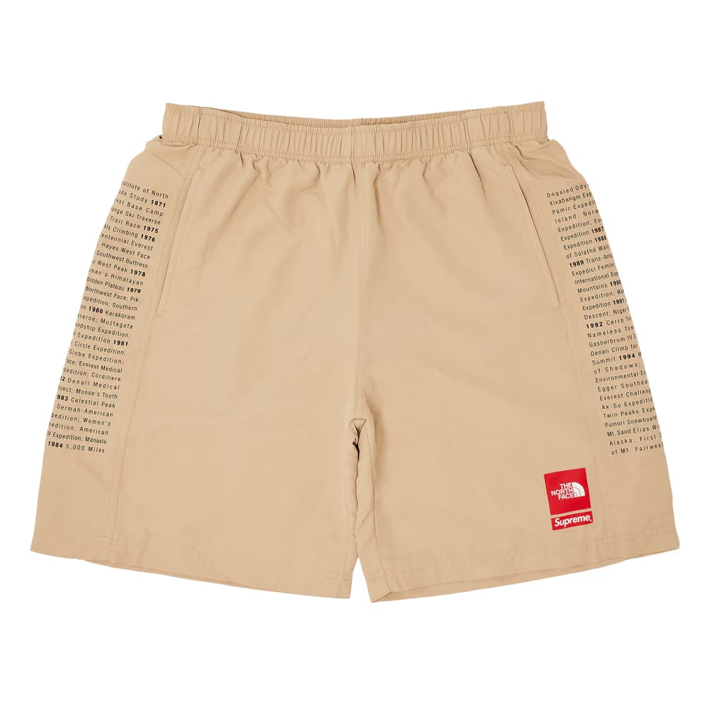 Supreme x The North Face Nylon Shorts Khaki