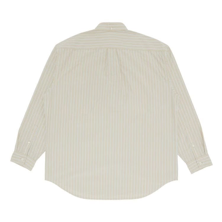 Supreme Loose Fit Stripe Shirt Tan