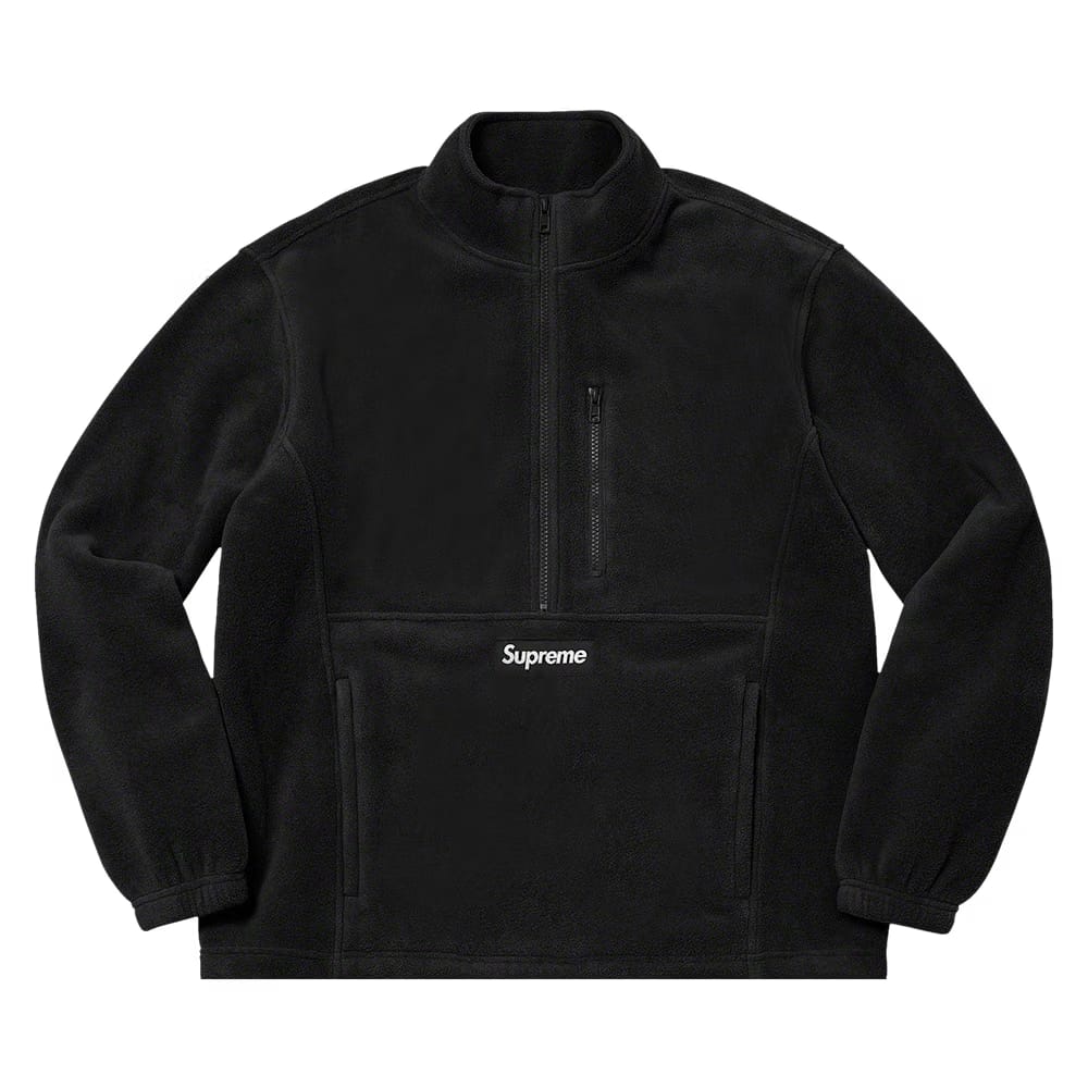 Supreme Polartec Half Zip Pullover Black