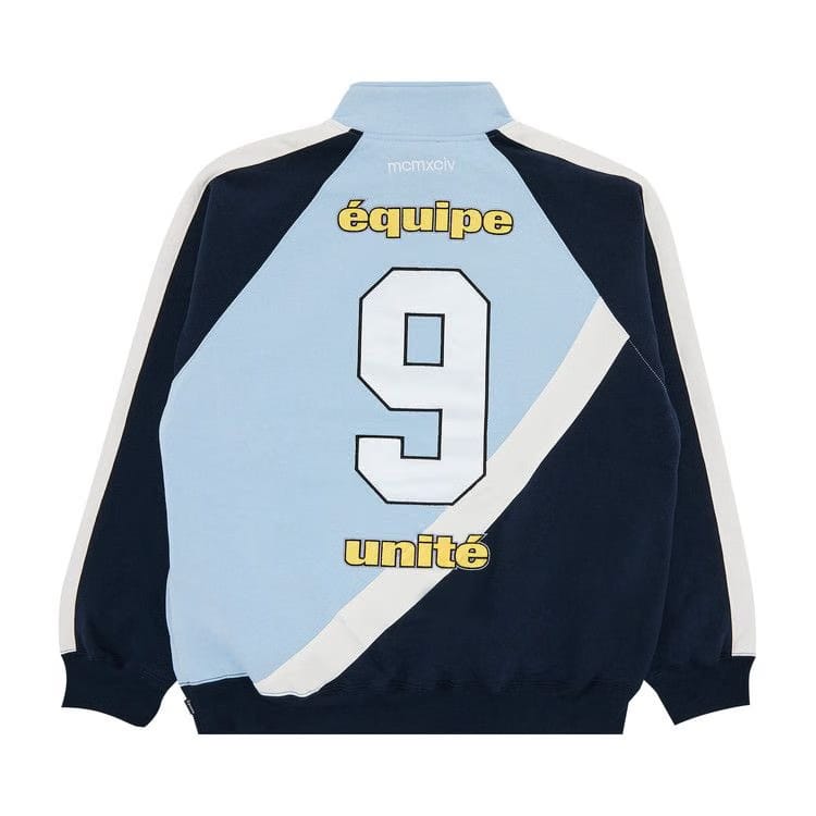 Supreme Equipé Half Zip Sweatshirt Light Blue
