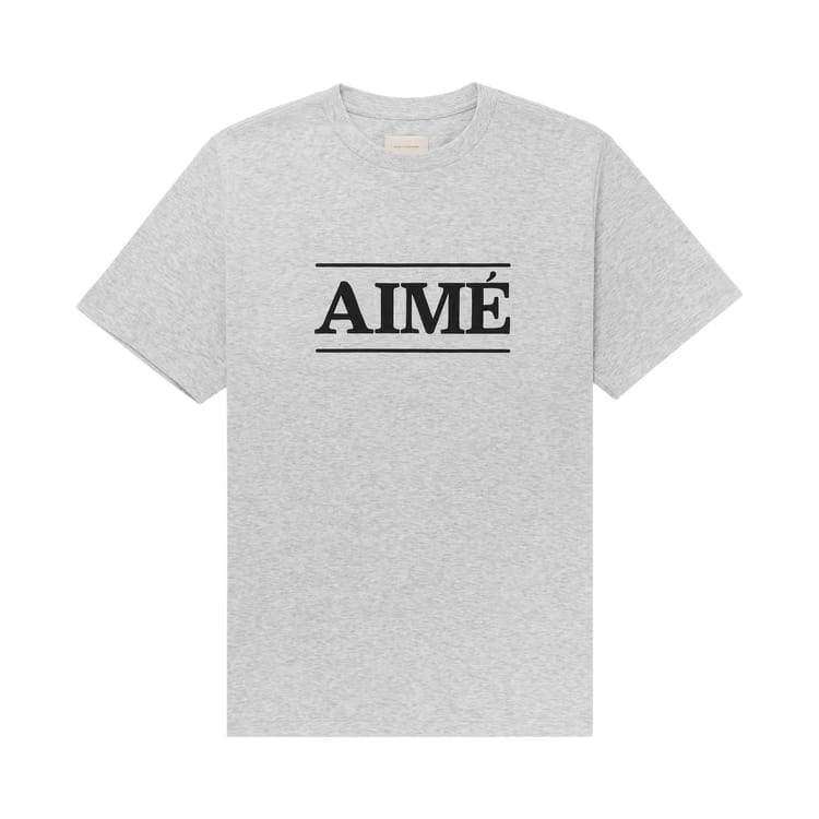Aimé Leon Dore Logo T-Shirt Silver Mix