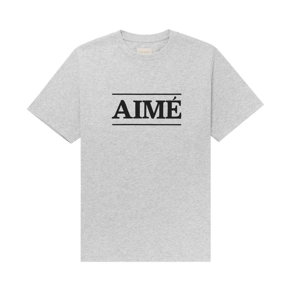 Aimé Leon Dore Logo T-Shirt Silver Mix