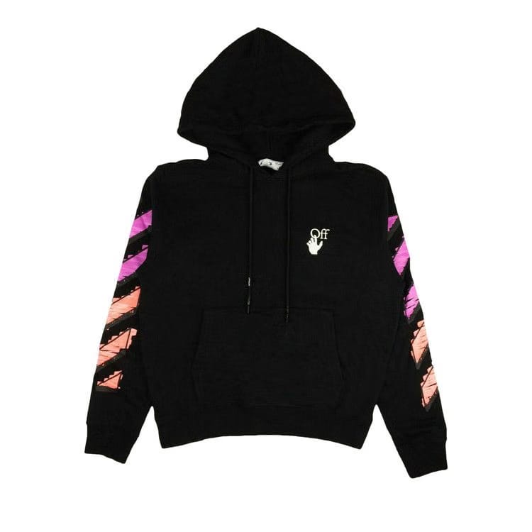 Off-White Marker Slim Hoodie Black