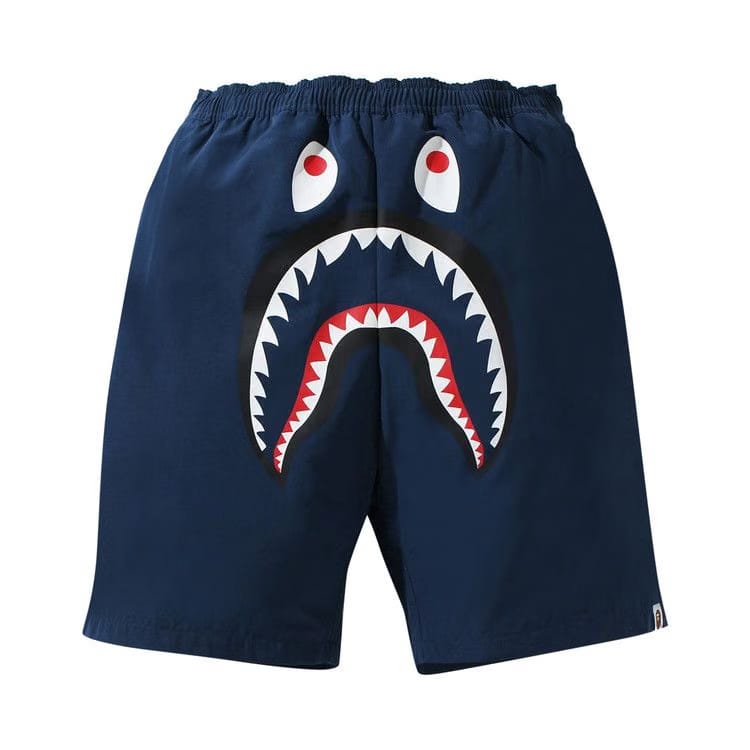 BAPE Shark Beach Shorts Navy