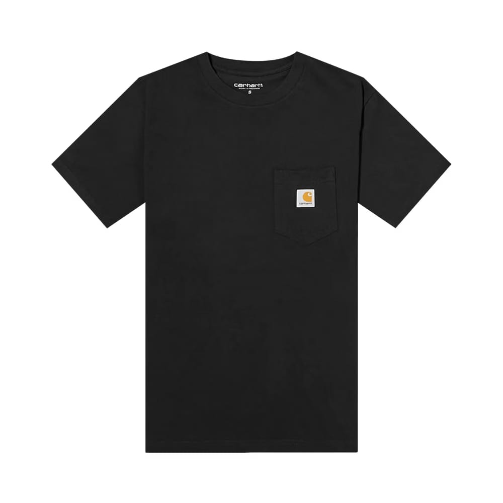 Carhartt WIP Shorts-Sleeve Pocket T-Shirt Black